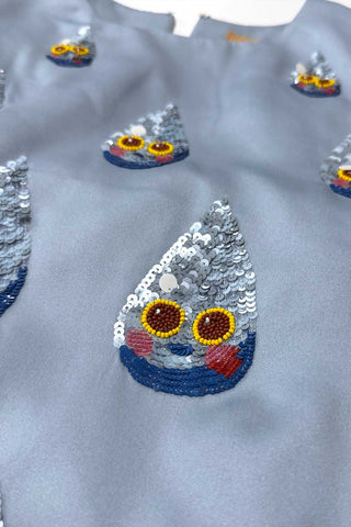 Kids Raindrop Party Dress