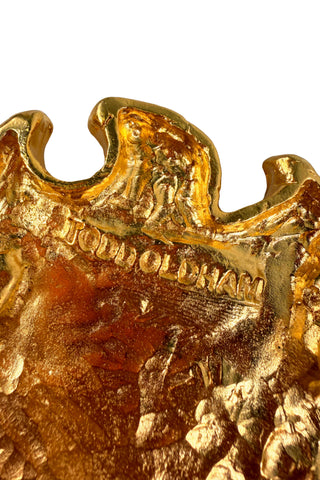 24k Gold Plated Sun Belt Buckle