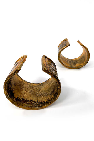 24k Gold Leopard Print Bracelet Cuffs