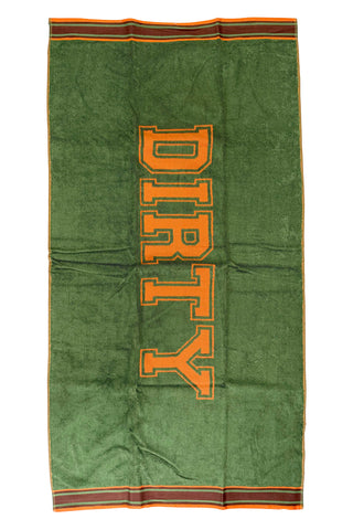 Todd Oldham Dorm Room DIRTY Towel set of 3 | Green