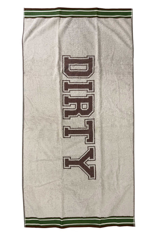 Todd Oldham Dorm Room DIRTY Towels set of 2 | Beige