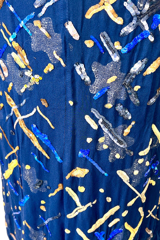 Fall 1998 Todd Oldham Beaded Chiffon Triple Layer Skirt