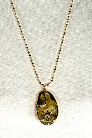 Spring 1996 Todd Oldham 24 kt Gold-Plated Celestial Charm Necklace