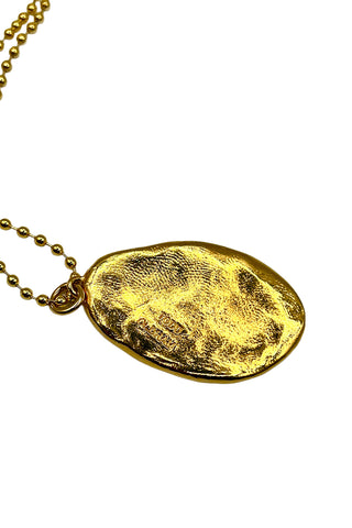 Spring 1996 Todd Oldham 24 kt Gold-Plated Celestial Charm Necklace