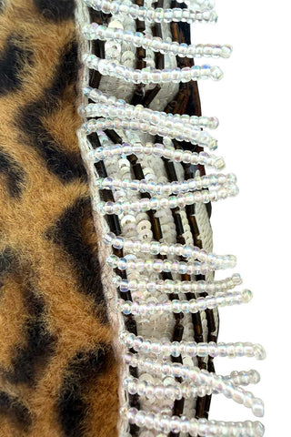 Beaded, Sequined and Embroidered Horse Pillow
