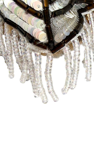 Beaded, Sequined and Embroidered Horse Pillow