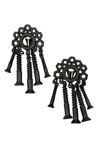 Spring 1996 One-of-a-Kind Screw and Bolt Earrings