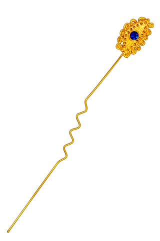 1994 24 kt Gold Plated Eye Hair Pin