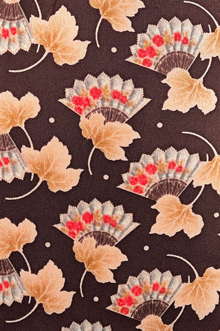Spring 1998 Todd Oldham Fan Print Dress
