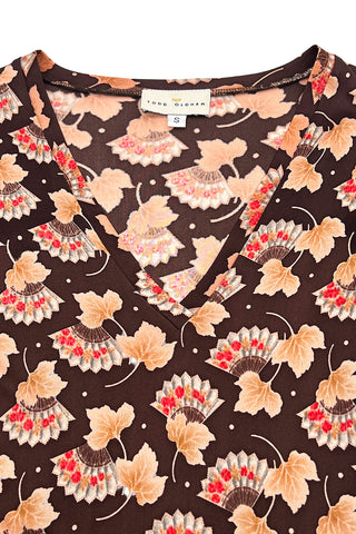 Spring 1998 Todd Oldham Fan Print Dress