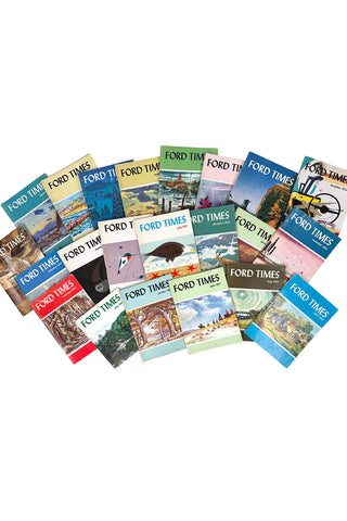 Lot of Ford Times Magazines