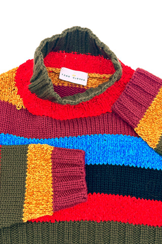Fall 1994 Todd Oldham Hand-Knitted Cropped Sweater