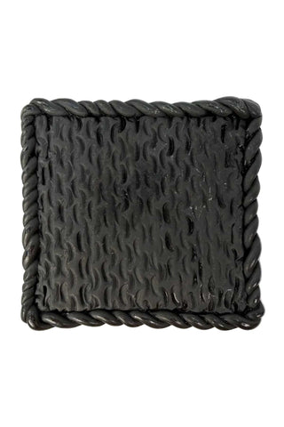 Spring 1994 Ebonized Metal Belt Buckle