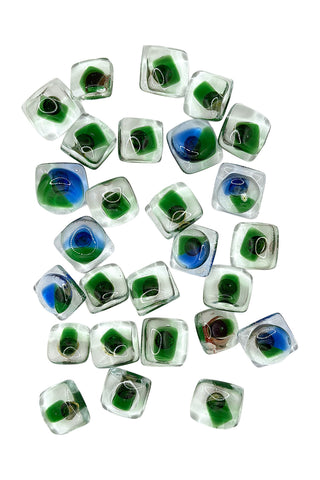 26 Piece Slumped Glass Button Collection
