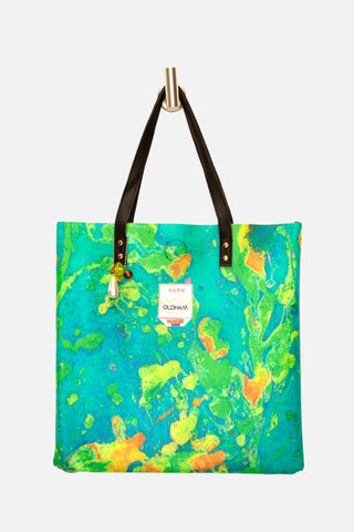 The Cool Marble Print Tote Bag