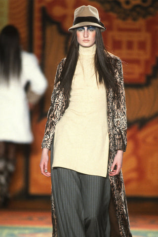 Fall 1997 Todd Oldham Wool Felt Dark Grey Fedora