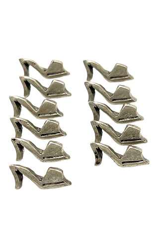 1996 High Heel Buttons Set of 16