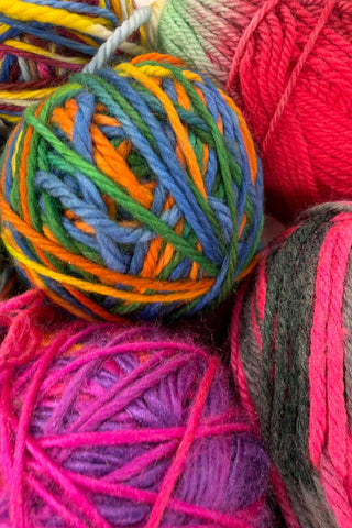 Wool Yarn Ball Grab Bag