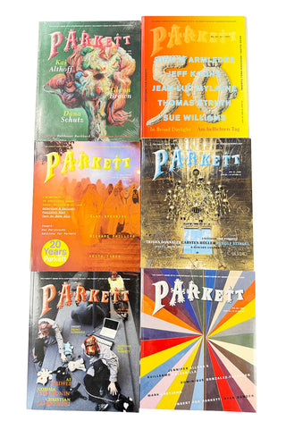 Set of 6 Vintage Parkett Magazines