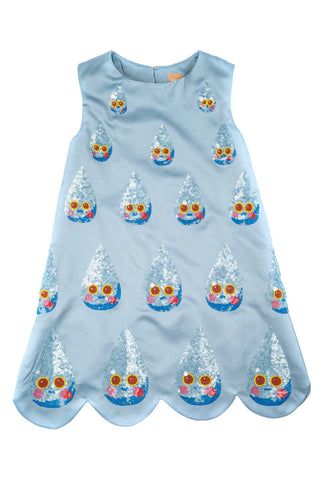Kids Raindrop Party Dress