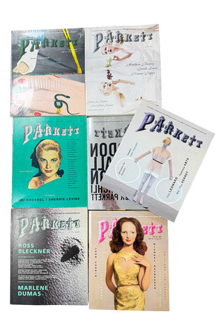 Set of 7 Vintage Parkett Magazines