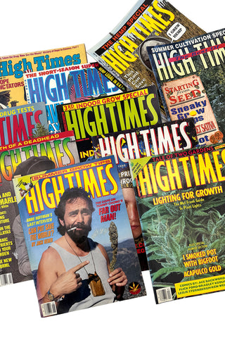 1980s High Times Magazine, 10 Piece Set