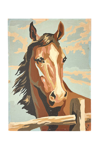 Vintage Horse Paint-by-Number