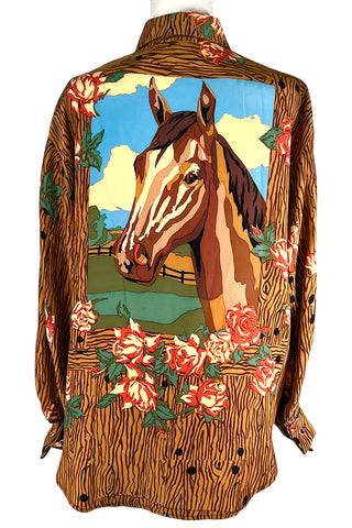 Fall 1990 Todd Oldham Horse Paint By Number Shirt