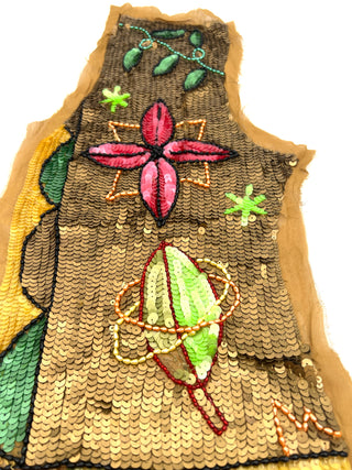 Todd Oldham Vintage Spring 1991 Hand-Beaded  Panels