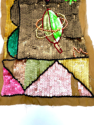Todd Oldham Vintage Spring 1991 Hand-Beaded  Panels