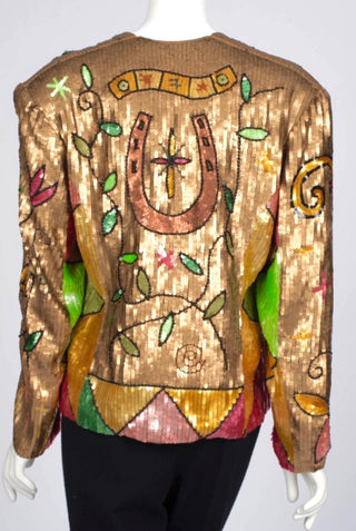 Todd Oldham Vintage Spring 1991 Hand-Beaded  Panels