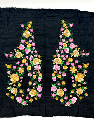 beaded floral vest