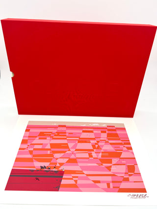 Charley Harper: An Illustrated Life Limited Edition Signed Book With Grand Canyon Print