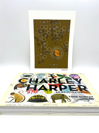 Charley Harper: An Illustrated Life Limited Edition Sign Book With Shadow Dancer Print