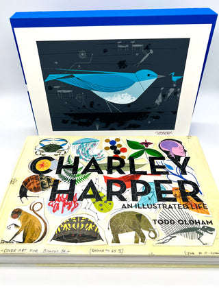 Carley Harper: An Illustrated Life Limited Edition Signed Book And Mountain Blue Bird Print