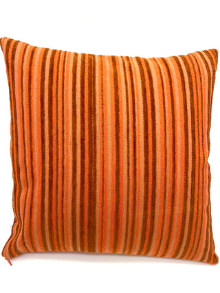 Vintage 1990s Limited Edition Todd Oldham Chenille Upholstery Patchwork Pillow 18"X17"