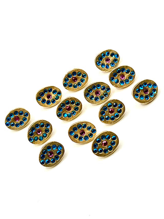 Todd Oldham 1995 Archive Ocean Eye Buttons Set of 12