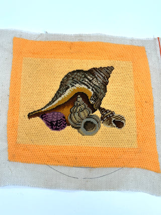 Vintage Seashell Still Life Needlepoint — Todd Oldham Studio Collection