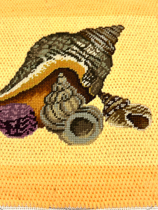Vintage Seashell Still Life Needlepoint — Todd Oldham Studio Collection