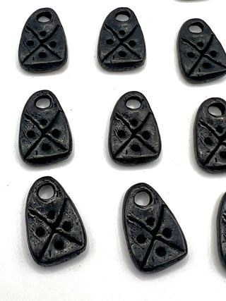 Dated 1994 & Signed, Ebonized Charm Set of 16