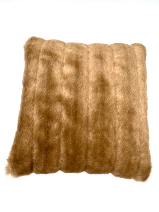Positively Perfect Pillow - Vintage Todd Oldham 1990s Faux Mink Fur Pillow