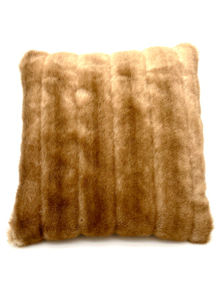 Positively Perfect Pillow - Vintage Todd Oldham 1990s Faux Mink Fur Pillow