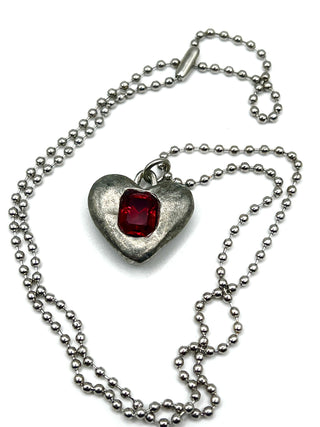 Vintage Todd Oldham Heart Charm Necklace  – Spring 1993 Fashion Show Giveaway