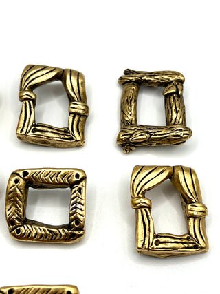 Todd Oldham Vintage 1990s Handmade Picture Frame Button Set Of Seven