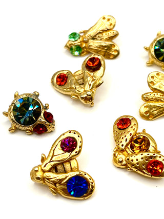 Vintage Todd Oldham Spring 1992 “Pretty Bugs” Buttons – Set of 8