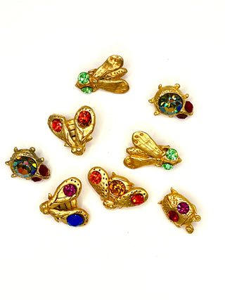 Vintage Todd Oldham Spring 1992 “Pretty Bugs” Buttons – Set of 8
