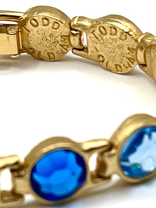 Vintage Todd Oldham Spring 1997 Signed Bracelet — 24kt Gold Plated