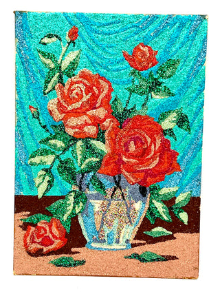 Glitter Roses Paint-by-Number — 14 x 10 in. | Todd Oldham Collection of Paint by Numbers