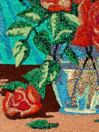 Glitter Roses Paint-by-Number — 14 x 10 in. | Todd Oldham Collection of Paint by Numbers