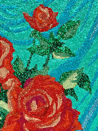 Glitter Roses Paint-by-Number — 14 x 10 in. | Todd Oldham Collection of Paint by Numbers